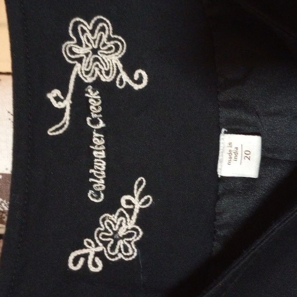 Black Cold 💦 Water creek Jacket sz 20 - Picture 4 of 8